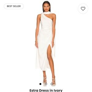Revolve Misha Estra Dress in Ivory